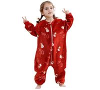 Générique 1St Christmas VêTement, Vetement Bebe GarçOn 0-3 Mois Deguisement Bebe Garcon Barboteuse Automne Tricoté Nouveau Né Imprimé Pyjama Habit Pere Noel Enfant Mon Noel