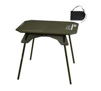 Générique 1x Portable Camping Table - Stylish Utility Folding Table | Anti-Slip Folding Beach Tables, Garden Furniture & Accessories for Camping, Parties, Garden, BBQ, Beach, Indoor & Outdoor Use