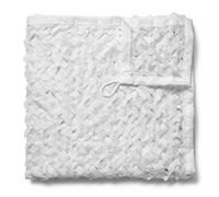 Générique 1x1 M Filet Camouflage, Bâche Filet de Camouflage Renforcé 1x2m 1.5x4m 2x4m 6x8m 5x10m 10x18m 3x102m Filet D'ombrage pour terrasse, la Chasse, Protection Solaire(Blanc)