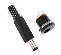 Générique 2.1 X 5.5mm Fiche Mâle + Prise de Courant Femelle Connecteur Jack DC Cordon pour CCTV Sécurité Caméra