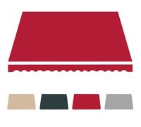 Générique 2/3/4/5m Tissu De Rechange pour Store Banne, Toile De Store De Remplacement, Tissu De Remplacement for Auvent(Red,20x16ft/600x500cm)