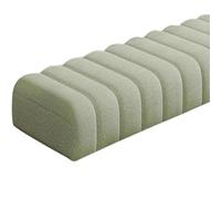 Générique 2.6in(6.5cm) Thick Bench Cushion, Cat Scratch Resistant Indoor Outdoor Seat Pad, Non-Slip Bottom, for Windowsill, Piano Stool, Porch, Patio, Garden Furniture(Green,15x23x2.6in)