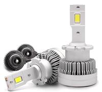 Générique 2 Ampoules D2S LED 12V 55W 5000Lm Blanc 6000K Compatible Canbus Conversion Xénon pour Feux de Croisement Feux de Route Antibrouillard Avant Voiture Camion