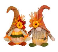 Générique 2 Automne Gonks Planch Decorations, Lighted GNOME Faceless Doll, Jolie Automn Decorations, pour Maison, Mariages, Fêtes Thanksgiving, Cheminées, Appartements Noël, Chambres À Coucher