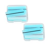 Générique 2 Boîtes Bande Adhésive Auto-adhésive Pour Cils Duo Trousse Faux Cils Demi-cils Oeil De Chat Scellant Fouetter Coller Des Bandes De Cils Baguettes Blue Gelée De Colle
