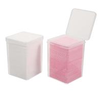 Générique 2 boîtes Lingettes Non Pelucheuses pour Extensions Cils et Vernis Semi-permanent Boîtes de Tampons Nettoyants pour Colle de Bouteille Utilisation Manucure et Beauté des Cils