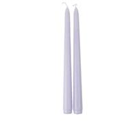 Générique - 2 BOUGIES FLAMBEAU CONIQUES 25CM 7H LILAS