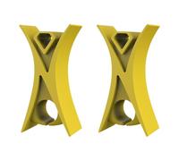 Générique 2 Butées D'archet pour Violon, Parties de Violon, Accessoires pour Instruments de Musique, Outil Pédagogique, Outil D'apprentissage Facile Pou, JAUNE