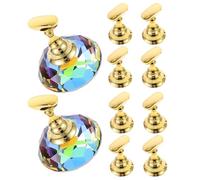 Générique 2 Ensembles Support Magnétique pour Faux Ongles Présentoir et Outil Entraînement Support pour Pratique du Nail Art pour Manucure à Domicile