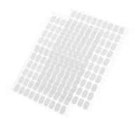 Générique 2 Feuilles Pastilles Adhésives Double Face pour Support à Ongles Forte Adhérence, Autocollants Transparents pour Manucure Professionnelle en Salon D'ongles