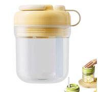 Générique 2 in 1 Ice Cube Bottle,Silicone Icecube Cup with Straw,Portable Touch Free Icecube Trays,Easy Press to Release Ice Tray,for for Home IceMaking,Outdoor Travel,Office,Cocktail,Coffee,Juice