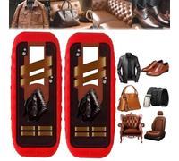 Générique 2-in-1 Leather Cleaner and Conditioner - Restores Shine, Deep Leather Repair Care Kit with Brush, Prevents Cracks on Furniture, Car Seats, Jackets, Bags, Shoes, Couch, Auto Interiors(2PCS)