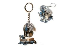 Générique 2-in-1 Mini Miter Saw Keychain,Functional Pocket Tool for Woodworkers,Carpenters & DIY Fans,Woodworking Gift for Tool Lovers (1)