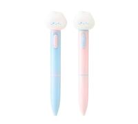 Générique 2 Pack Glow Pen 13.3x3cm 30g | Twisting Star Moon Cloud Light Up Cap Night Lamp | Creative Fun Stationery For Diary School Office Kids Adults
