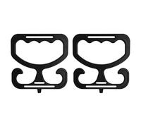 Générique 2 Pack Grocery Bag Carrier Handles Heavy Duty ABS Shopping Grip
