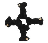 Générique 2 Paires Accessoires Pour Cheveux Rubans à Cheveux Pour Les Filles Bande De Cheveux Arcs De Cheveux Agrafe Noeud Hommes Petits Arcs Clip D'arc Arcs De Chien Black Métal