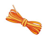 Générique 2 paires de lacets plats bicolores de 6 mm de largeur pour chaussures de sport et de tennis(Yellow red,120cm)