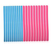 Générique 2 Paquets bandeau sans chaleur curls wavy hair foam roller hair topper frizzy hair souples tiges permanentes pour cheveux naturels tiges de cheveux Mousse