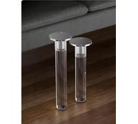 Générique 2 Paquets de Pieds de Meubles en Acrylique, 3.15 3.9 4.7 5.9 15.7 Pouces Pieds de Remplacement Transparents for canapé, canapé, Chaise, Table, Commode, lit, Armoire(Clear,18cm/7.1in)