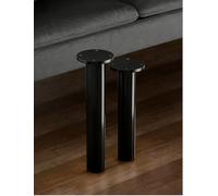 Générique 2 Paquets de Pieds de Meubles en Acrylique, 3.15 3.9 4.7 5.9 15.7 Pouces Pieds de Remplacement Transparents for canapé, canapé, Chaise, Table, Commode, lit, Armoire(Black,12cm/4.7in)