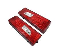 Générique 2 pcs Feux Arrière à LED 24V Droite et Gauche 8 Fonctions Homologué ECE E24 Prise Latéral Compatible avec Camion Remorque Scania Série 6 L P G R S (2016+) P G R T (2003+)