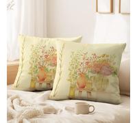Générique 2 Pcs Housse de Coussin, Housse de Canapé Aquarelle, Univers, Technologie Cadeaux intérieur Magnifique, Ciel étoilé Cushion Covers pour Chambre à Coucher, canapé