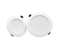 Générique 2 pcs/lot Spot LED Downlight plafond AC 220 V 240 9 W 12 15 18 21 éclairage blanc rond lampe encastrée(COLD WHITE_18W)