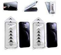 Générique 2 PCS Silk Screen Dust - Free Room Tempered Film,HD Anti - Peep Tempered Film,Auto Dust-Elimination and Protection Privacy Screen Protector for iPhone