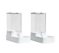 Generique 2 Pices Distributeur Eau Chien Chat, Distributeur Automatique D'eau Et Nourriture Pour Chiens Et Chats, Mangeoire Par Gravite Pour Abreuvoir