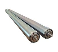 Générique 2-Piece 1.5" Stainless Steel Roller Replacement for Conveyor, 15.3" Length (39cm), Durable Drive Steel Rollers for Efficient Material Handling, Total 940mm (37in)