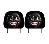 Générique 2-Piece Funny Car Headrest Protector - Headrest Covers for Car | for Front Seat,Protector Automotive Accessories for Men Women Drivers Halloween Christmas Holiday Commuting