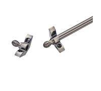 Générique 2 Pièces (1 Paire) Supports De Support De Tapis D'escalier avec Embout D'extrémité, Accessoires De Fixation D'escalier (Tige Non Incluse)