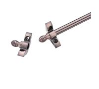 Générique 2 Pièces (1 Paire) Supports De Support De Tapis D'escalier avec Embout D'extrémité, Accessoires De Fixation D'escalier (Tige Non Incluse)