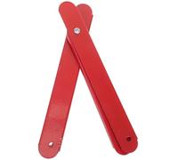 Générique 2 Pièces Accessoires Rouge en Échelle Robuste pour Alliage D'aluminium Petite Charnière D'escabeau Support Pliant Fiable pour Échelle de Distance de Trou 31 Cm Grenier