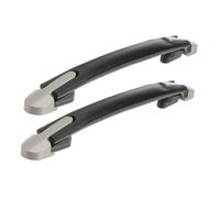 Générique 2 Pièces Bagage Plastique de Accessoires de Remplacement pour Valises et Sacs de Voyage Installation Facile Ergonomique Matériaux Durables pour Déplacements