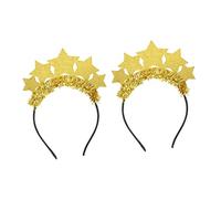 Générique 2 Pièces bandeau de jeu de calmar bande de cheveux bal de bandeaux de fête haloween mignonette déguisement enfant Adorables cerceaux à cheveux Accessoire photo Gretel Golden