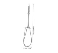 Générique 2 Pièces Batteur Acier Inoxydable Résistants pour Mixeur Électrique Accessoires Polyvalents pour Mélange de Rechange pour Battre et Œufs Faciles à Nettoyer et Utiliser