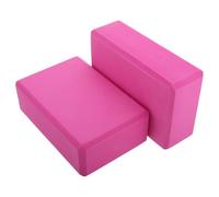Générique 2 Pièces Bloc de Yoga en Mousse Eva Antidérapant Léger pour Adultes et Garçon et Filles, Accessoire Portable pour Exercices de Pilates et Pratique des Splits