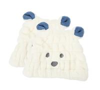 Générique 2 Pièces Bonnet de Séchage Capillaire Serviette Absorbante Mignon avec Design Oreilles