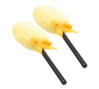 Générique 2 Pièces Bouffée De Poudre Libre Bouffée Cosmétique Éponge De Maquillage Anti-Frottement Bouffées Pour Le Visage De Poudre De Velours Pour Le Visage Applicateur De