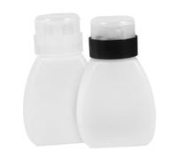 Générique 2 Pièces bouteille de presse à ongles distributeur de pompe à bouteille pompe deux gel Flacon pressoir Contenant plastique flacons à pompe vides bouteilles de stockage vides