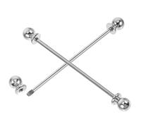 Générique 2 pièces Broche Métal pour Homme Lot Épingles Chemise Accessoires Costume Durables et pour Tenue Formelle