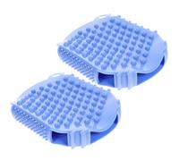 Générique 2 Pièces Brosse de Massage Rotative à 360 Degrés Sept Billes en Silicone et Acier Inoxydable pour Relaxation Musculaire des Bras Mains, pour Bureau et Maison