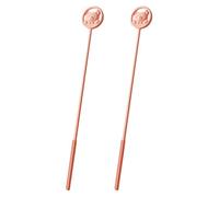 Générique 2 Pièces Brosse Silicone Fine et Longue pour Nettoyer Bouteilles D'eau et Biberons, Manche en Acier Inoxydable, Réutilisable, pour Tiroir Cuisine et Paquet de Voyage