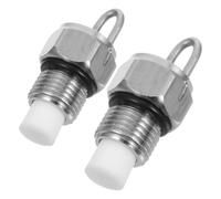 Générique 2 Pièces Buse de Brumisation Haute Pression en Acier Inoxydable 0,3mm Filetage 1/8, Fine Brume pour Système de Brumisation Extérieur en Milieu Agricole ou Industriel