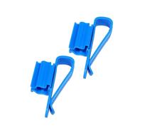 Générique 2 Pièces Clip Fixe pour Aquarium Tuyau Pompe De Bassin Et Kit De Filtre Pompe à Air Aquarium Réservoir Drain Robinet Fonctionnalité Fontaine Piscine Agrafe Couvercle Blue