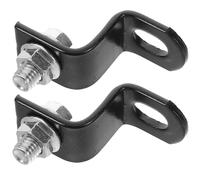 Générique 2 Pièces Connecteur Design en Plaque Z en Alliage, pour Fixation Sécurisée Lot, pour Porte-Bagages Arrière de Vélo, Accessoire pour Vélo de Route et Moto Électrique
