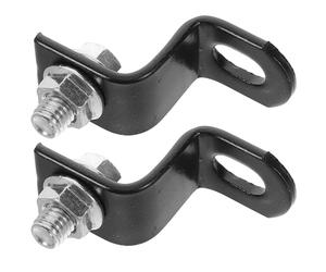 Générique 2 Pièces Connecteur Design en Plaque Z en Alliage, pour Fixation Sécurisée Lot, pour Porte-Bagages Arrière de Vélo, Accessoire pour Vélo de Route et Moto Électrique