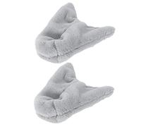 Générique 2 Pièces Couverture De Perroquet Couvertures Chaudes pour l'hiver Parrot House Snuggle Hut Tente Jouets d'oiseaux pour Corbeille Couverture Coin Oiseau Nids Toison Rat Peluche Grey