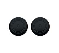 Générique 2 pièces de cache-culbuteurs pour Switch 2 Contrôleur pour Joy-Con Housse de protection en caoutchouc silicone Poignée de joystick Capuchons (Noir)